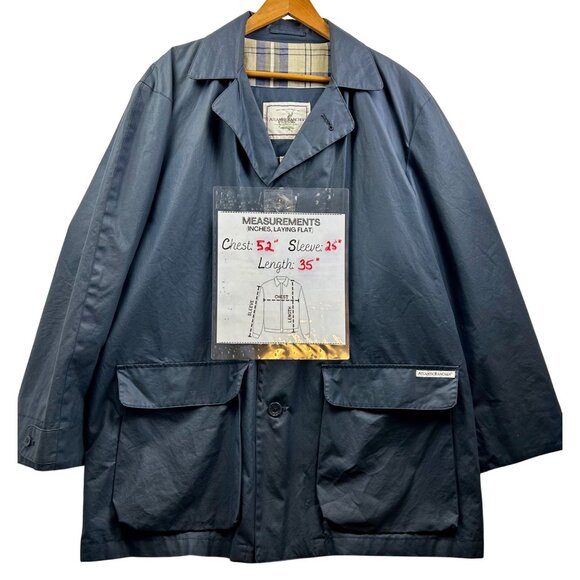 Atlantic Rancher Chore Coat Mens Large Waxed Cotton Waterproof Durable Workwear - Picture 7 of 15